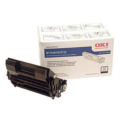 Okidata 52123601 B700 B710 15K Yield Black ORIGINAL Toner Cartridge for B700 B7110dn B710n B72